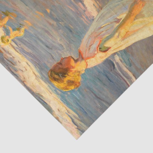 Niña door Joacquin Sorolla Tissuepapier (Detail)