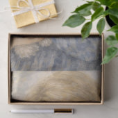 niña dulce con conejo tissuepapier (Geschenk)