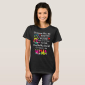 Nina Grandma Nickname Cute Nina is mijn naam T-shirt (Voorkant volledig)