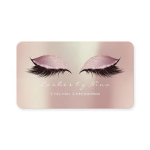Nina Makeup Eyebrow Lashes Glitter Pink Luxury