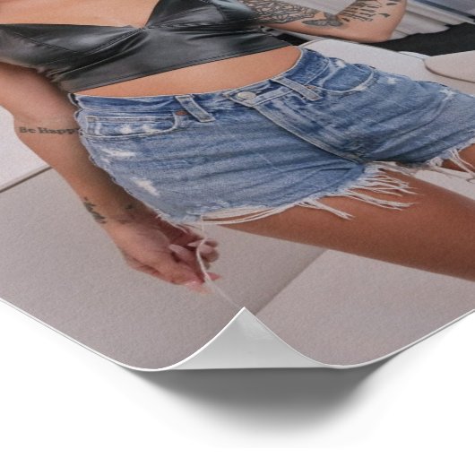 Nina Pink Poster (Hoek)