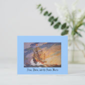 Nina, Pinta en de Santa Maria Briefkaart (Staand voorkant)