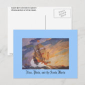 Nina, Pinta en de Santa Maria Briefkaart (Voorkant / Achterkant)
