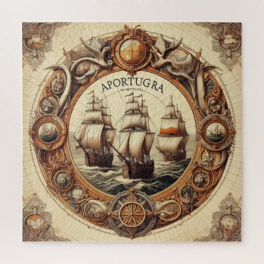 Nina - Pinta - Santa Maria - Aportugra Portugal 03 Legpuzzel (Verticaal)