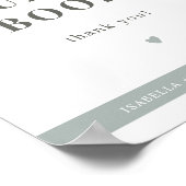 NINA Sage Green Gelieve ons Guestbook te onderteke Poster (Hoek)