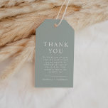 NINA Sage Green Modern Minimalist Elegant Cadeaulabel<br><div class="desc">Dit label voor cadeautjes biedt een schoon serif lettertype en een modern,  minimalistisch design met een donkergrijs licht- en donkergrijsgroene kleurencombinatie. Bewerk eenvoudig alle formuleringen om tegemoet te komen aan de behoeften van uw baby shower,  vrijgezellenfeest,  bruiloft,  repetitief diner of andere evenementen.</div>