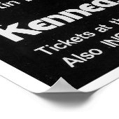 Nina Simone Jazz Live Concert Poster (Hoek)