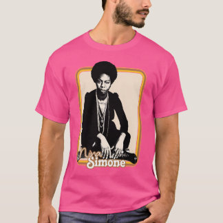 Nina Simone Originele Retro Fan Art T-shirt