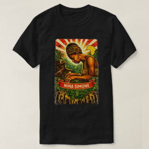 Nina Simone Revolutionair Portret T-Shirt – jazz