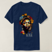 Nina Simone Splash T-shirt (Design voorkant)