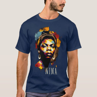 Nina Simone Splash T-shirt