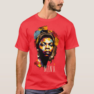 Nina Simone Splash T-shirt