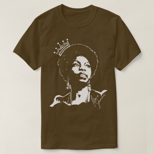 Nina simone voelt zich goed t-shirt (Design voorkant)