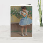 Niña soniando que es un bailarina kaart (Voorkant)