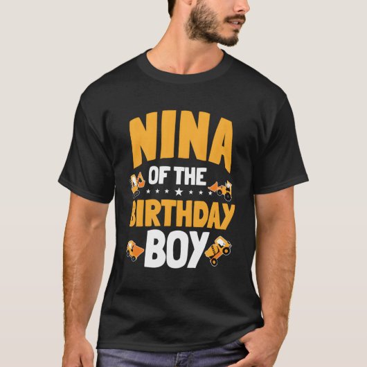 Nina van de bouwvakker Bday Py T-shirt (Voorkant)