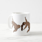 Nina, vrij en dansend koffiemok (Voorkant links)