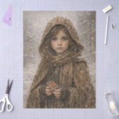 niña y caja de cerillas tissuepapier (Craft)