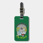 Nine Ball Billiards Pool Shark Bagagelabel (Voorkant verticaal)