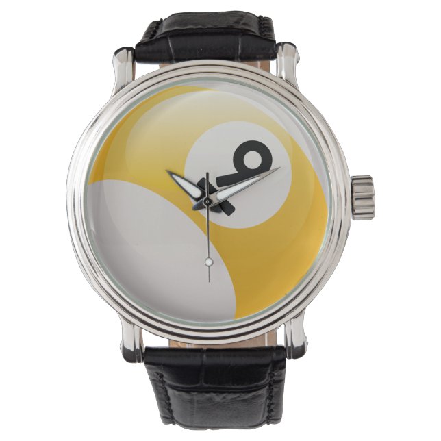 Nine Ball Horloge (Voorkant)