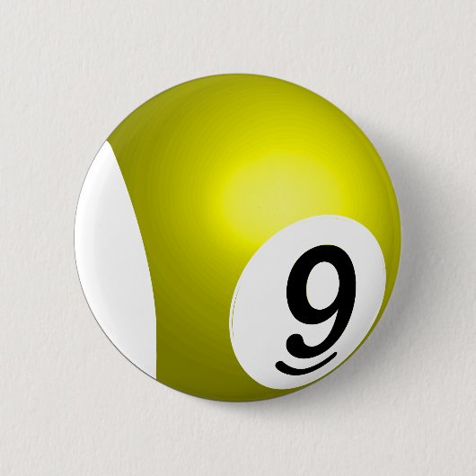 Nine Ball Yellow Button (Voorkant)
