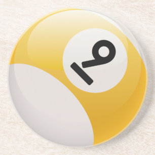 Nine Ball Zandsteen Onderzetter