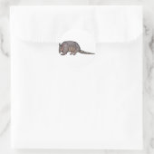 Nine Banded Armadillo Ronde Sticker (Tas)