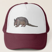 Nine Banded Armadillo Trucker Pet (Voorkant)