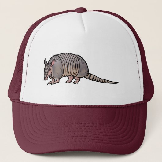 Nine Banded Armadillo Trucker Pet (Voorkant)