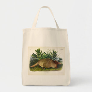 Nine-Buurt, langwerpige Armadillo van Audubon Tote Bag