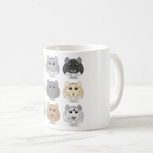 Nine Chinchilla Design Mok (Voorkant rechts)