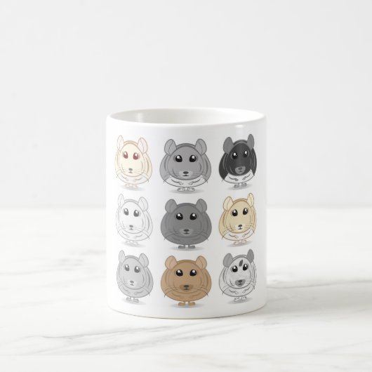 Nine Chinchilla Design Mok (Center)