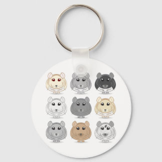 Nine Chinchilla Design Sleutelhanger