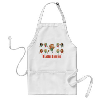 Nine Dames Dancing Apron Standaard Schort
