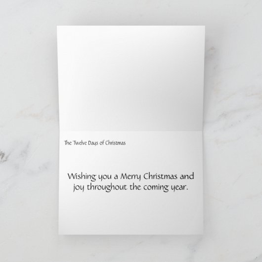 Nine Dames Dancing Feestdagen Kaart (Binnen)