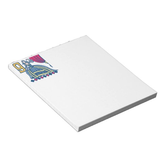 Nine Dames Dancing Notitieblok (Schuin)