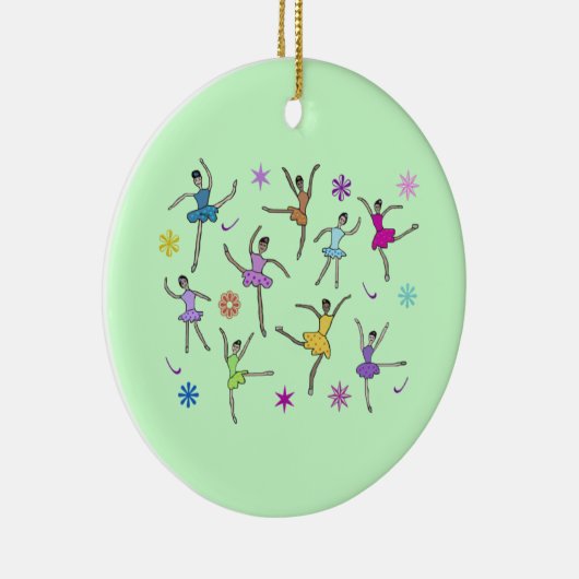 Nine Dames Dansende Ornament (Rechts)