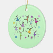 Nine Dames Dansende Ornament (Links)