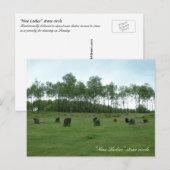 Nine Dames Stone Circle, Engeland, Ancient Brittan Briefkaart (Voorkant / Achterkant)