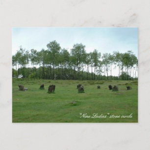 Nine Dames Stone Circle, Engeland, Ancient Brittan Briefkaart