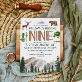 Nine Explorer Jongen Verjaardag Kaart