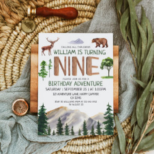 Nine Explorer Jongen Verjaardag Kaart
