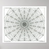 Nine-Gelaagde Nonagon die Poster kleurt (Voorkant)