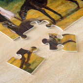 Nine Greyhounds in een landschap door Jacques-Laur Legpuzzel (Zijkant)