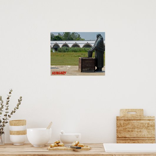 Nine holed Bridge, Hongarije Poster (Keuken)