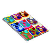 Nine Howling Wolf Portraits Notitieboek (Rechterzijde)