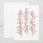 Nine Ladies Dancing Kaart (Voorkant / Achterkant)