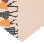 Nine Ladies Dancing Uitknip stencil Retro Stijl 4 Tafelkleed (Gekanteld)