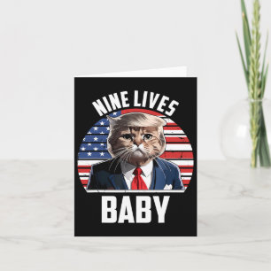 Nine Lives beroemd gemaakt door Funny Trump 2025 Kaart
