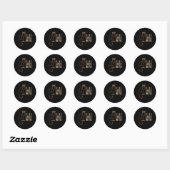 Nine Lives Black Cat Sticker (Vel)