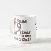 Nine Lives Koffiemok (Voorkant links)